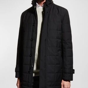Men's Classic Black Puffer Coat